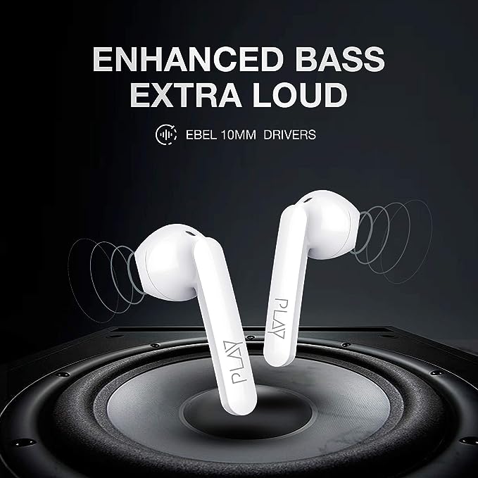 INSTAPLAY Power Shots Bluetooth Truly Wireless in Ear Earbuds with Mic (Black) INSTAPLAY Power Shots Bluetooth Truly Wireless in Ear Earbuds with Mic (Black)